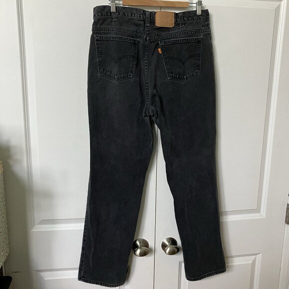 Vintage Levi’s Jeans Mens 36x32 Black 5061903190 Straight Leg Orange Tab Canada - Picture 2 of 10